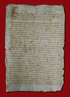 Copia del siglo XVI de la carta-puebla otorgada por Alfonso X en 1281. Fotografía Archivo Municipal.