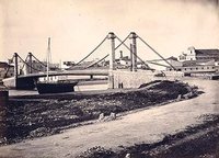 Puente de San Alejandro en 1867. Fotografía de J. Laurent.