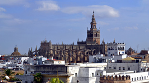 Catedral de Sevilla y Giralda desde la Torre del Oro